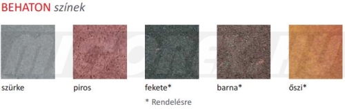 Frühwald Behaton térkő elérhető színek: Frühwald Behaton térkő elérhető színek: