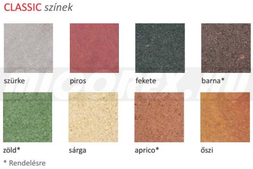 Frühwald Classic térkő elérhető színek:
