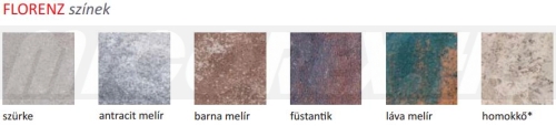 Frühwald Florenz térkő elérhető színek: