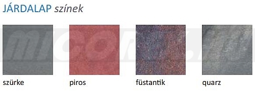 Frühwald Járdalap elérhető színek: