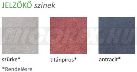 Frühwald Pázsitrácskő / térkő jelzőkő elérhető színek: