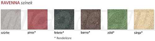 Frühwald Ravenna térkő elérhető színek: