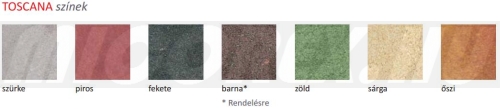Frühwald Toscana térkő elérhető színek:
