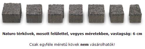 Semmelrock Naturo térkő jellemző adatok: